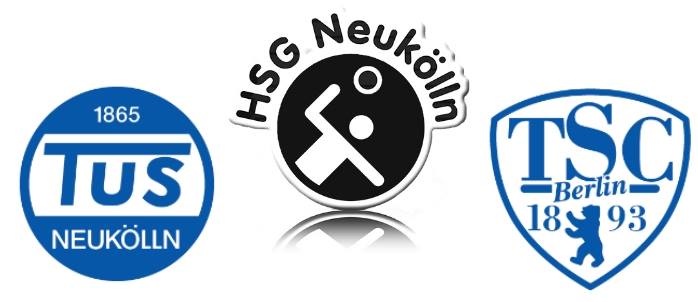 die Drei Logos der HSG Neukölln