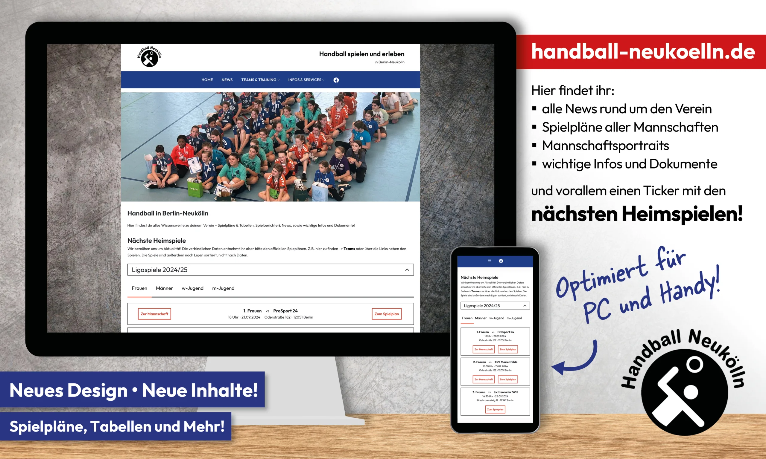 Website-Update! Neues Design • Neue Inhalte